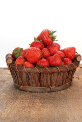 Basket of strawberries