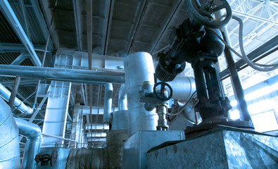 Industrial zone, Steel pipelines and cables