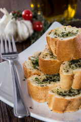 Portion of Garlic Bread