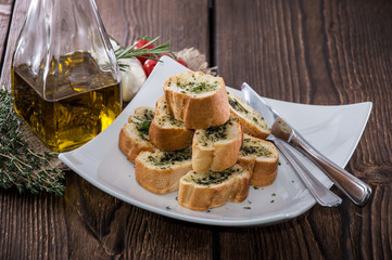 Portion of Garlic Bread