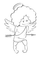 angel cupid for valentine's day