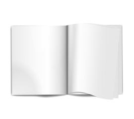 Magazine blank pages