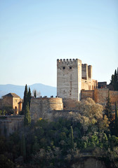 Torres Bermejas, Alhambra palace, Granada