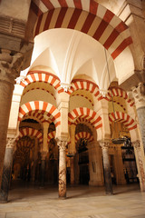 Interior de la Mezquita de Córdoba