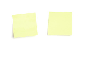 Two yellow post its