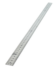Straight metal ruler