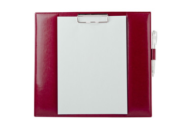 red paper holder