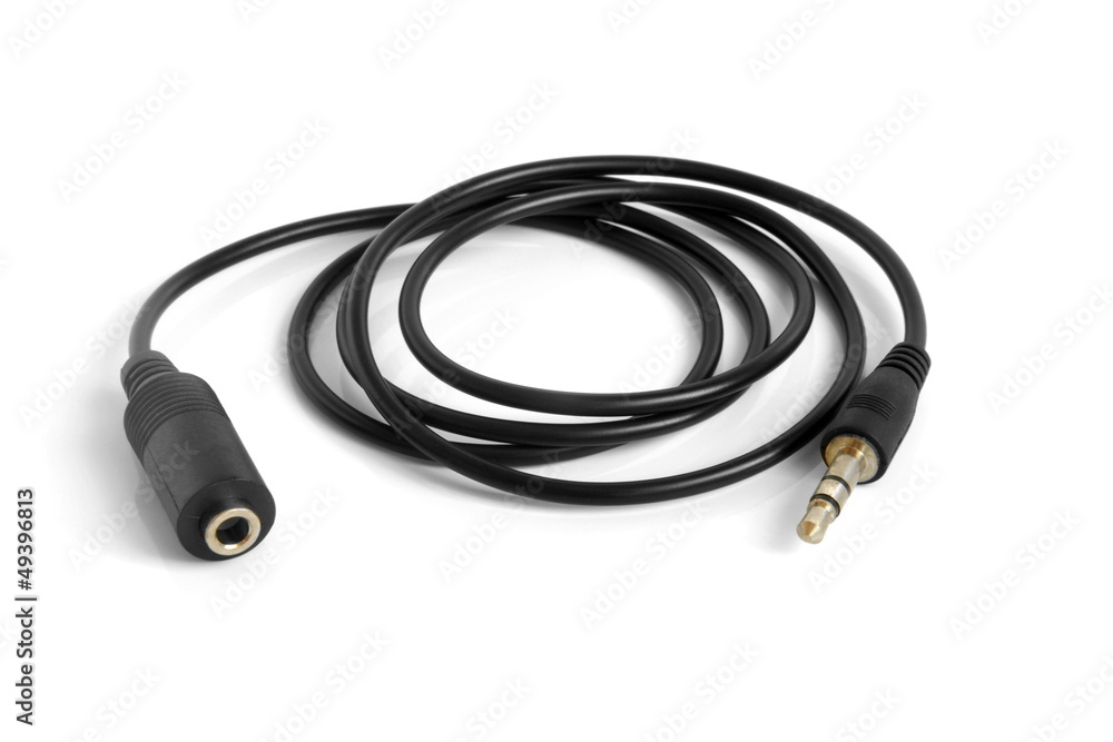 Wall mural extension cable mini jack 3.5 mm