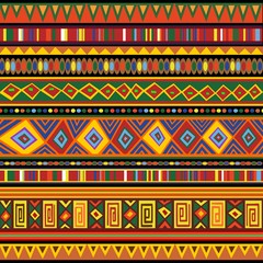 Ethnic Colorful Pattern Africa Art-Etnico Colori Arte Africa © BluedarkArt
