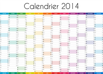Calendrier 2014 FR