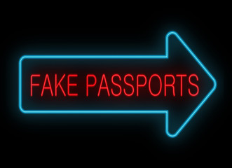 Fake passports.