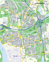 Obraz premium City_Leverkusen