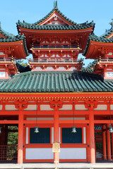 Heian Shrine, Kyoto, Japan..