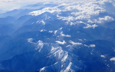 雄大な中央アルプス