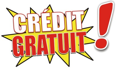 étiquette crédit gratuit