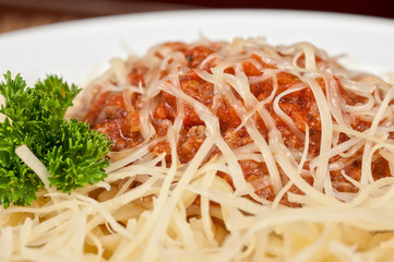 pasta with meat