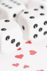 Dice and Love Hearts.