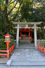 Yasaka Shrine, Gion District, Kyoto, Japan..