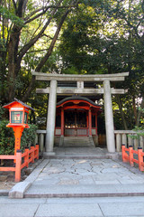 Fototapeta na wymiar Yasaka Shrine, Gion District, Kyoto, Japan..