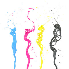 cmyk color splash
