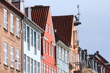 Fototapeta na wymiar Architektura w Kopenhadze, Dania