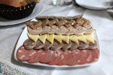Meat and cheese