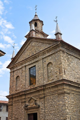 Fototapeta na wymiar Kościół św Lorenzo. Bobbio. Emilia-Romania. Włochy.