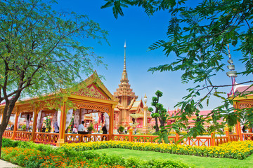 Obraz premium Thai royal funeral in bangkok thailand