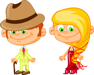 Набор из мультфильма милые дети