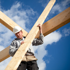 authentic construction worker