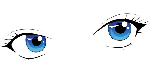 Manga Augen Ausdruck