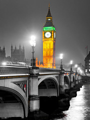 Naklejka premium Big Ben, Londyn, Wielka Brytania