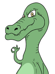 Green dinosaur