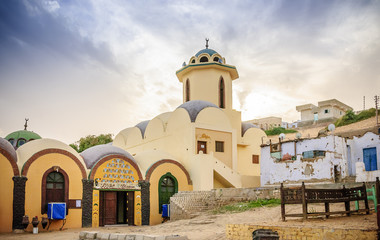 Minaret mosquée nubienne