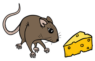 Mouse and cheese