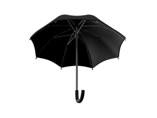 Black Umbrella on Air