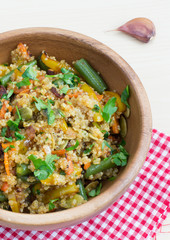 Quinoa with vegetables