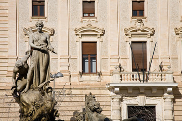 Obraz premium Archimedes Square, Syracuse