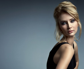 Fototapeta premium portrait of beautiful delicate woman