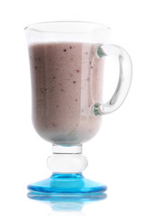 Cream cocktail isolated on white