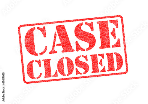 "CASE CLOSED" Stock photo and royalty-free images on Fotolia.com - Pic