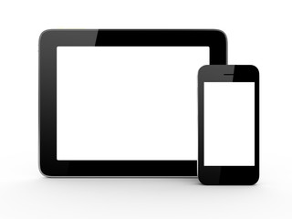 Tablet and Mobile Phone