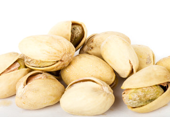 Pistachios heap background