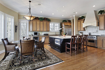 Kitchen in luxury home