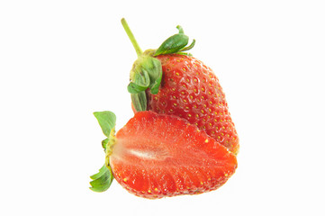 Strawberry on a white background