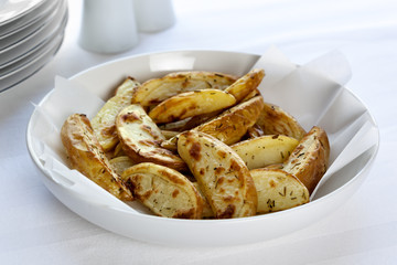 Oven Baked Potato Wedges