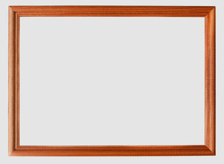 Obraz premium Vintage photo frame isolated on white background