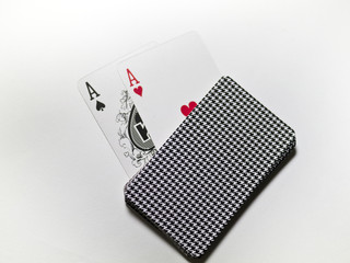 pokers of playing cards