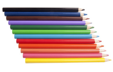 Fototapeta premium Set of color pencils