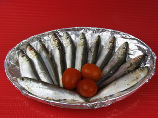 Gesalzener Fisch